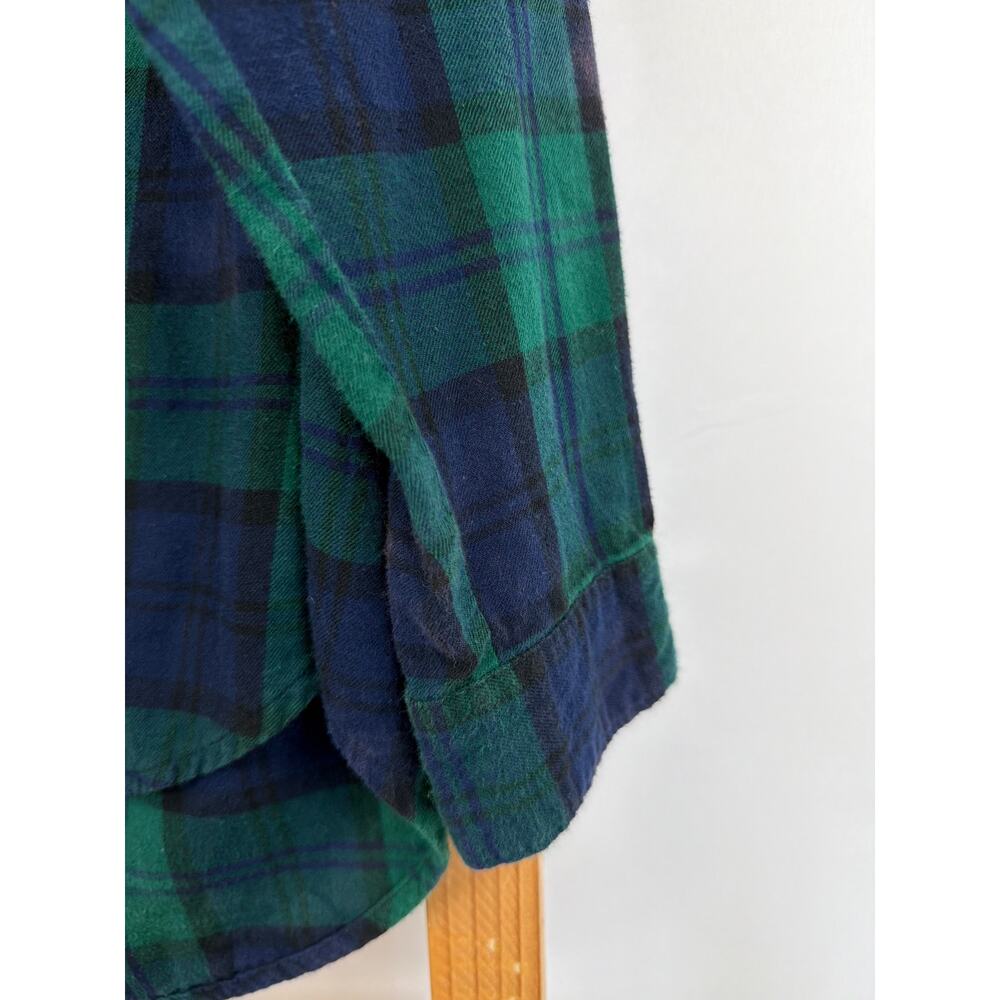 NWT OOAK Wanders Edge Handmade Embellished Flannel Shirt with Peace Sign - Picture 3 of 8